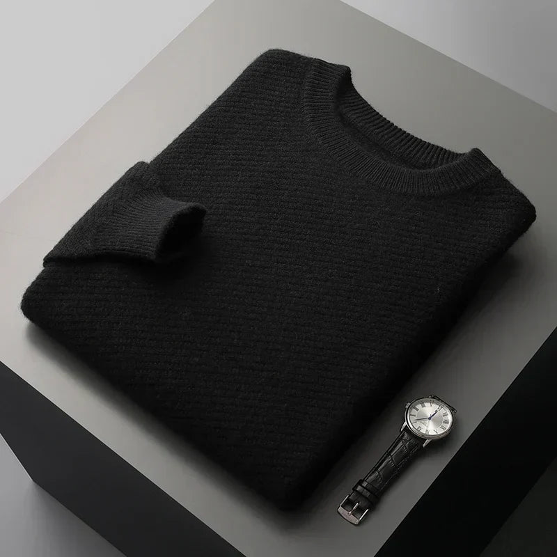Classic Fit Men's Crew Neck Jumper