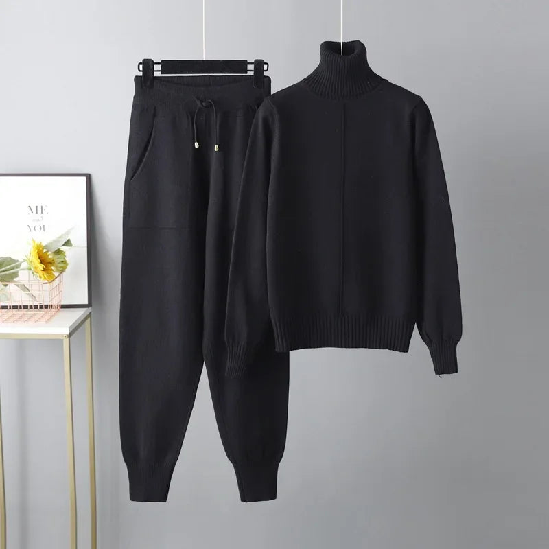 Ladies Cozy 2 Piece Sweater Outfit