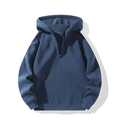 Large Zip Up Mens Hooded Sweatshirt