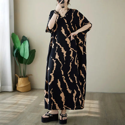 Free-Spirited Global Maxi Sundress - Relaxed Casual Wear