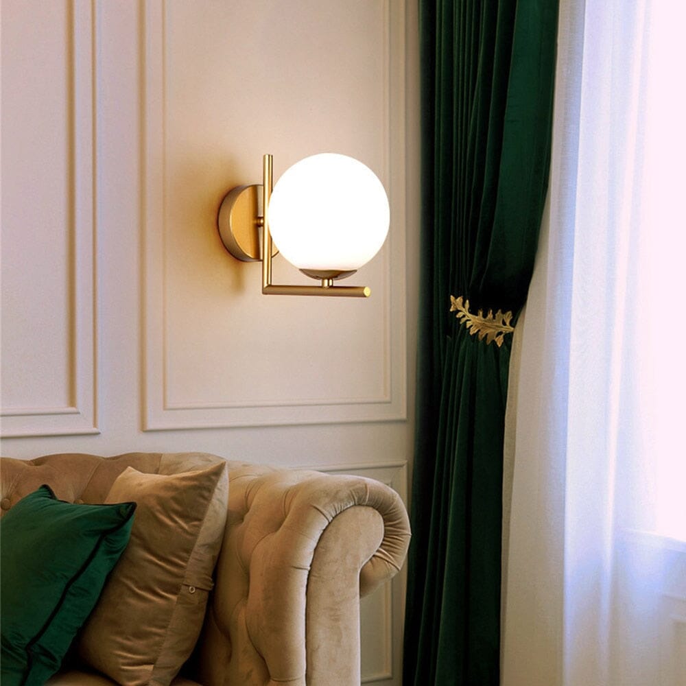Simple White Wall Light