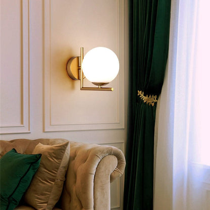 Simple White Wall Light