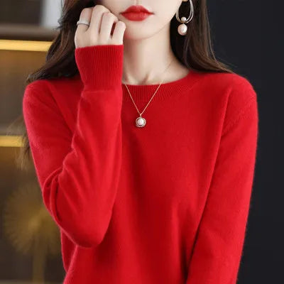 Pure Wool Women's Sweater for Cold Winter Days
