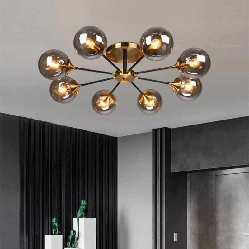 Green Glass Pendant Light Fixture - VogeLuxe