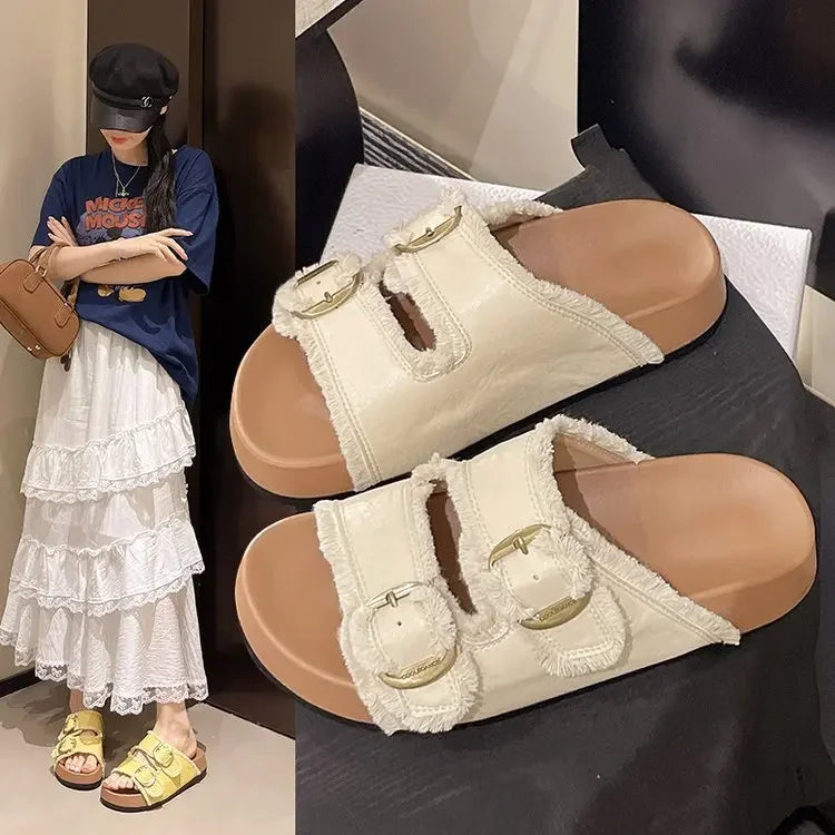 Comfortable Women's Flip Flop Sandals – Thick Non Slip Summer Shoes - VogeLuxe