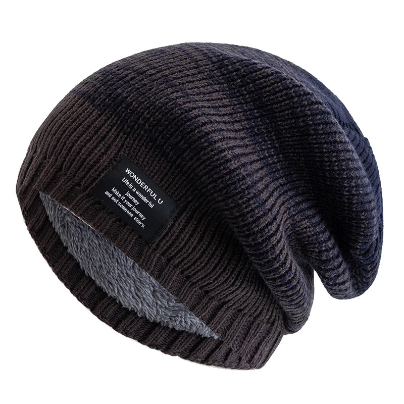 Soft Warm Fuzzy Winter Beanie for Women