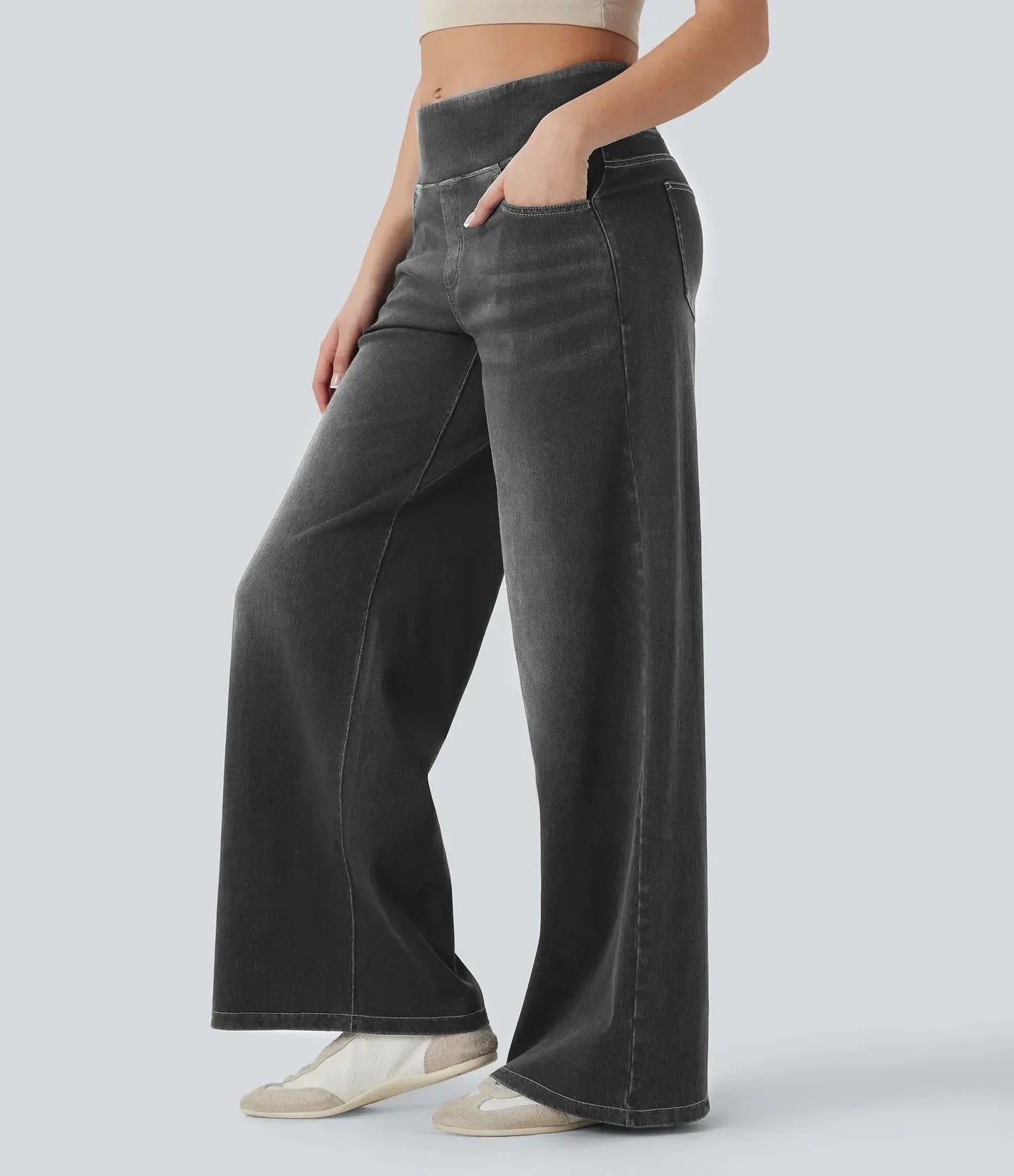 Comfortable High Waist Loose Fit Jeans