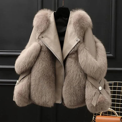 Premium Fake Fur Parka – Warm Winter Coat
