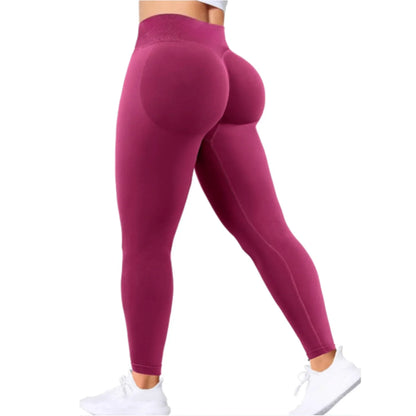 Comfortable High-Waist Yoga Pants – Quick Dry Athletic Fit