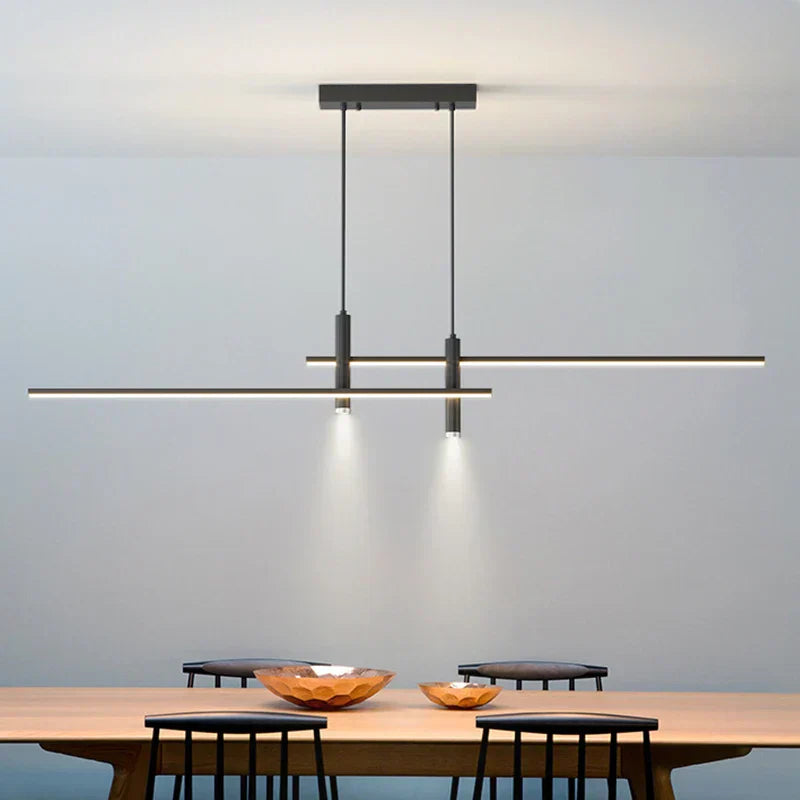 Modern Slim LED Hanging Light for Kitchens - VogeLuxe