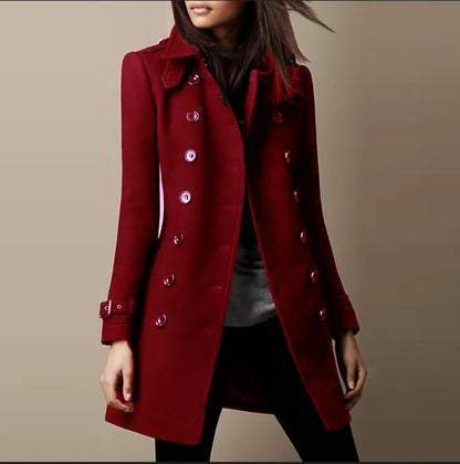 Classy Ladies Double Breasted Winter Coat