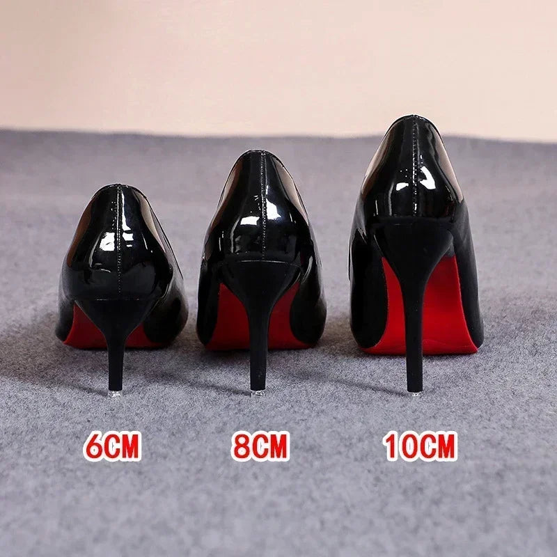 Luxury Red Stiletto Heels for Women - VogeLuxe