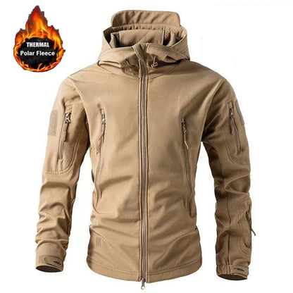 Breathable Warm Men's Fleece Jacket Waterproof