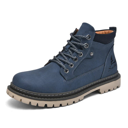 Genuine Leather Ankle Warm Boots UK