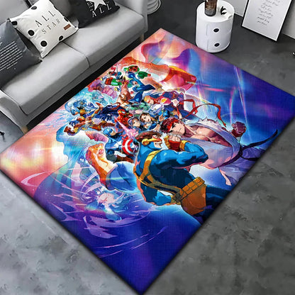 Colorful Kids Rug Soft Plush Playroom Mat