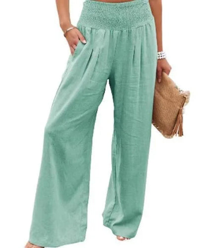 Soft & Chic Women's Cotton Elastic Pants