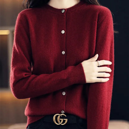 Luxurious Cashmere Open Front Cardigan for Women