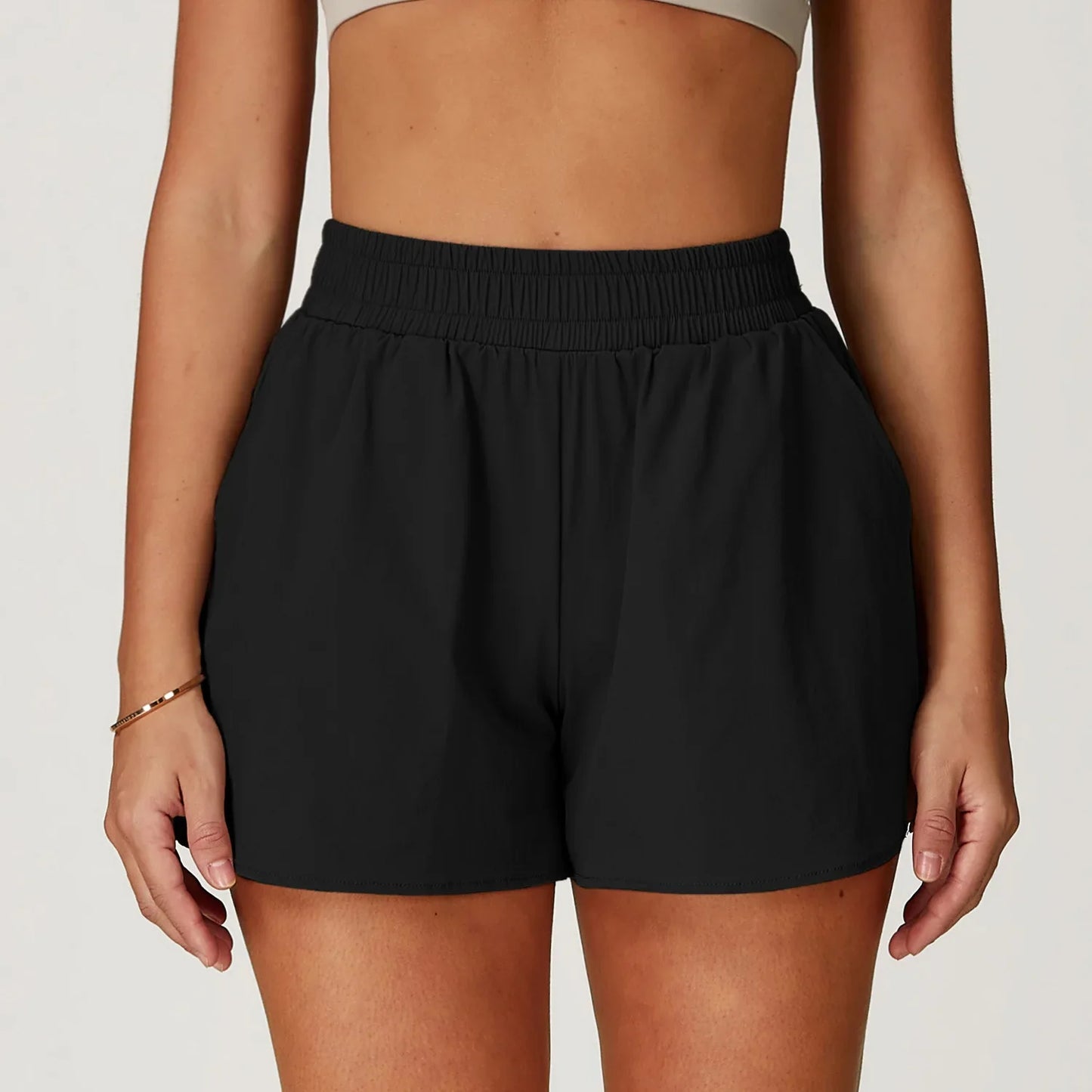 Slimming Waist Yoga Running Shorts