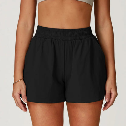 Slimming Waist Yoga Running Shorts