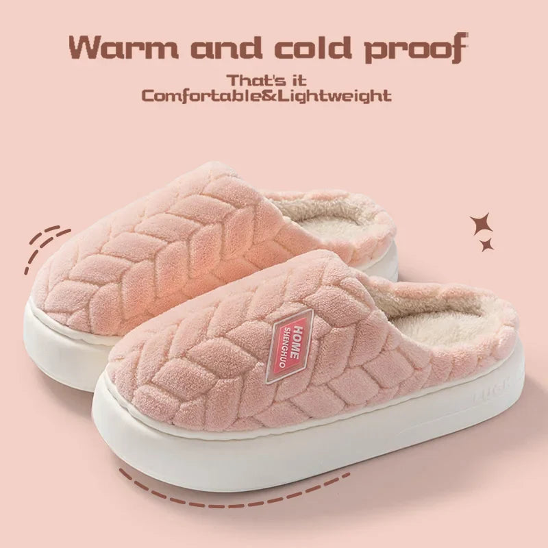 Cozy Fuzzy Women's Slipper Socks with Grippy Warm Soles