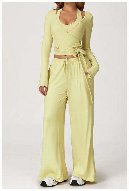 Ladies Bright Fitness Outfit