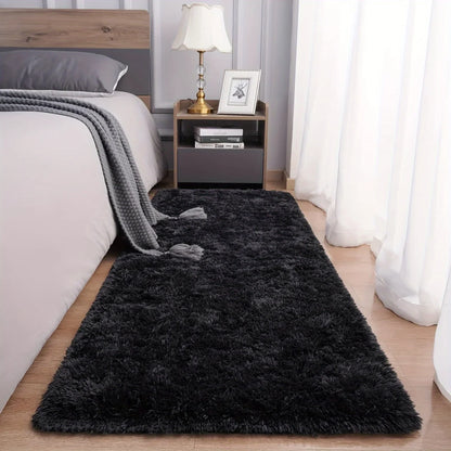 Soft Faux Fur Area Rug | Machine Washable Plush Mat