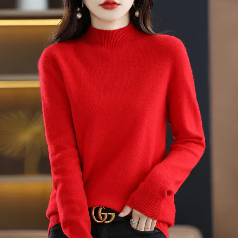 Soft 100% Wool Women's Winter Sweater