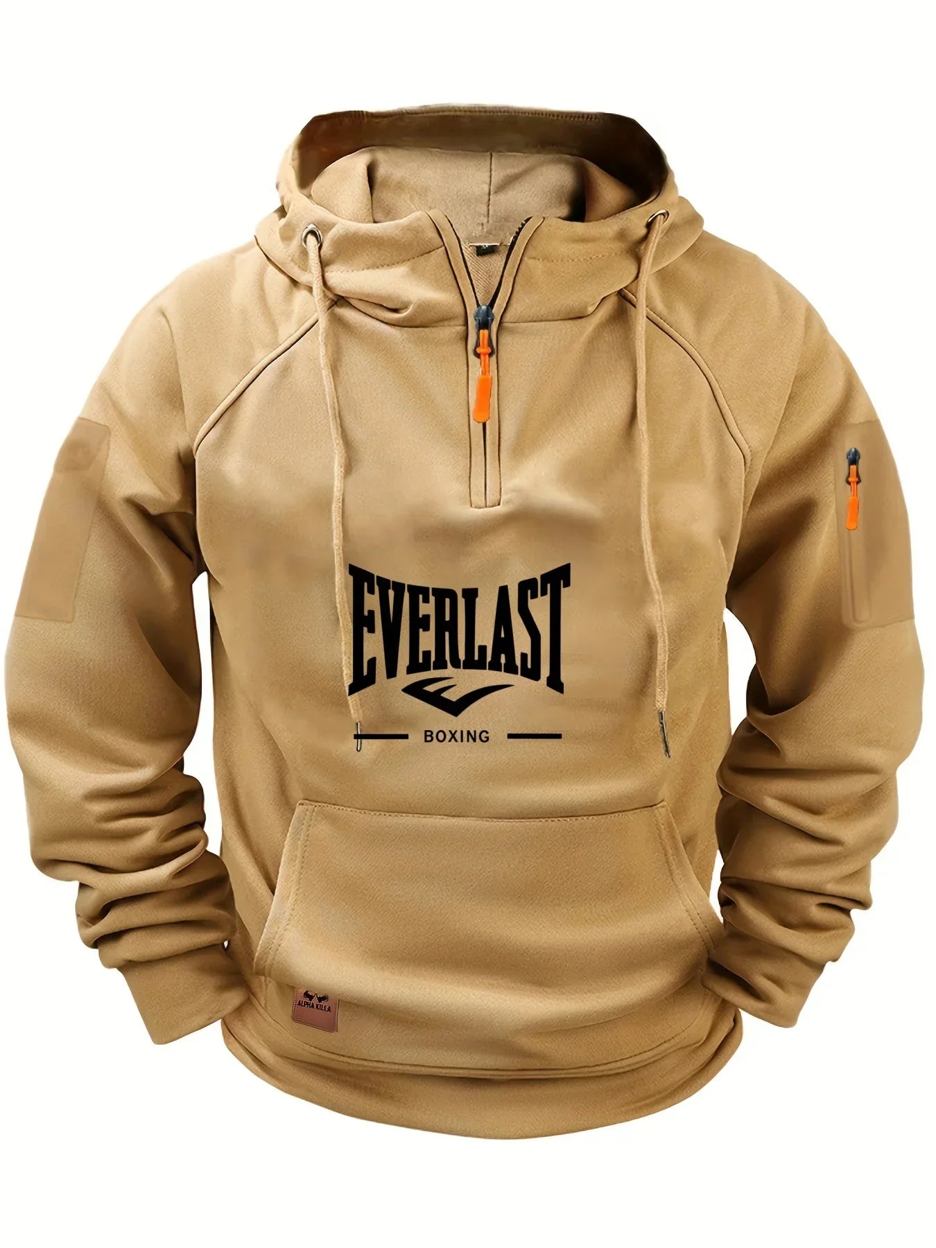 Premium Mens Zip Up Hooded Sweatshirt