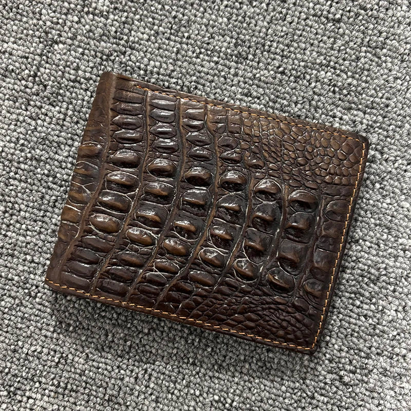 Classic Embossed Leather Money Wallet - VogeLuxe