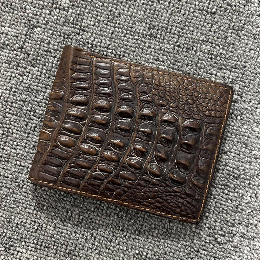 Classic Embossed Leather Money Wallet - VogeLuxe