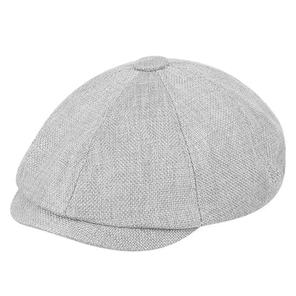Classic Wool Newsboy Cap - Traditional Unisex Hat