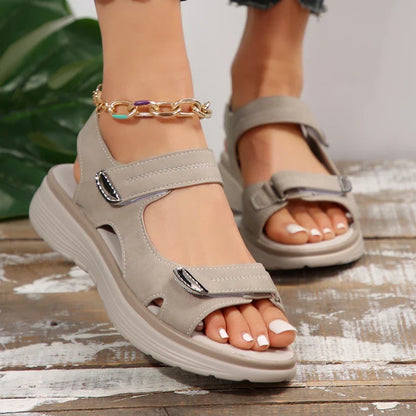 Comfortable Wide Fit Summer Wedge Sandals