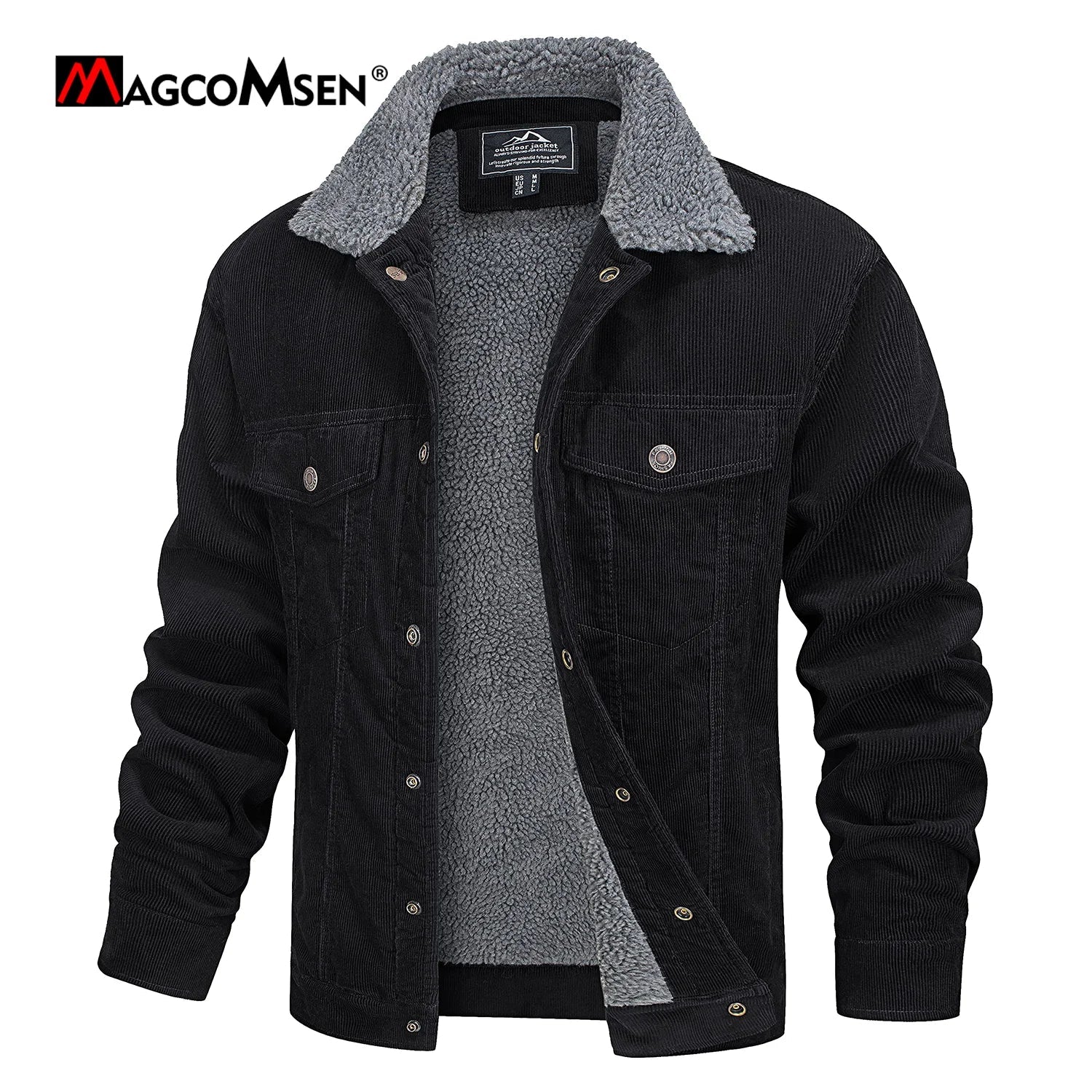Rugged Mens Corduroy Coat - VogeLuxe