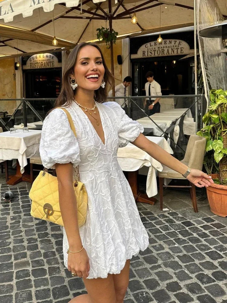 Beautiful Flower Women's Summer Dress - VogeLuxe