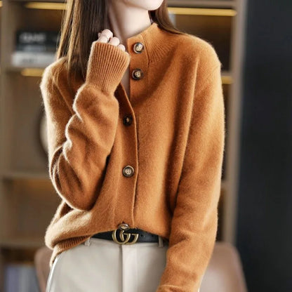 Soft Crew Neck Knit Pullover Sweater