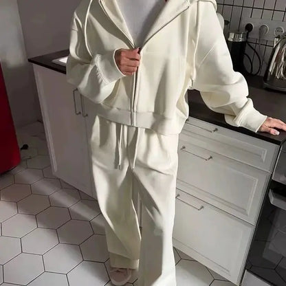 Ladies' Fleece Hooded Jacket and Legging Set
