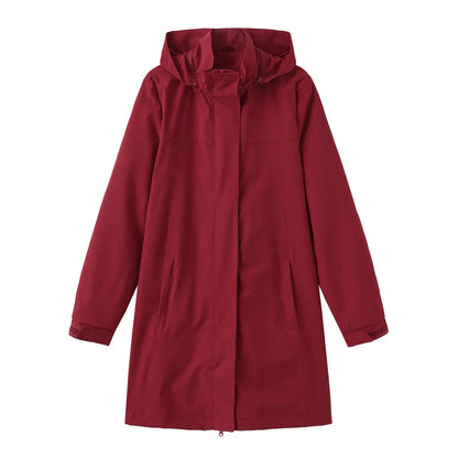 Waterproof Slim Fit Ladies Trench Coat