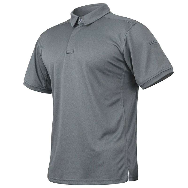 Men's Breathable Quick Dry Polo Shirt - BritishElegance