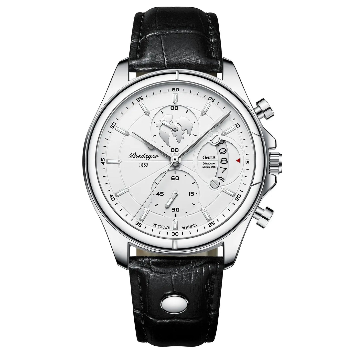 Leather Strap Men's Watch
