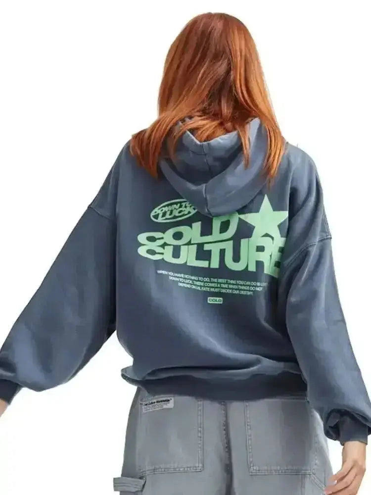 Trendy Large Graphic Streetwear Hoodie - VogeLuxe