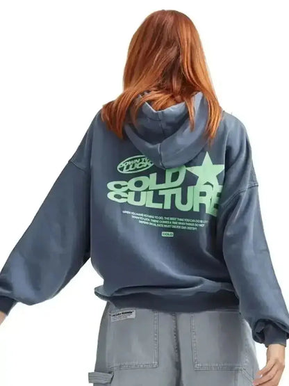 Trendy Large Graphic Streetwear Hoodie - VogeLuxe