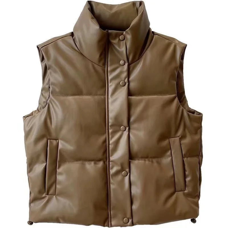 Warm Women's Padded Quilted Vest