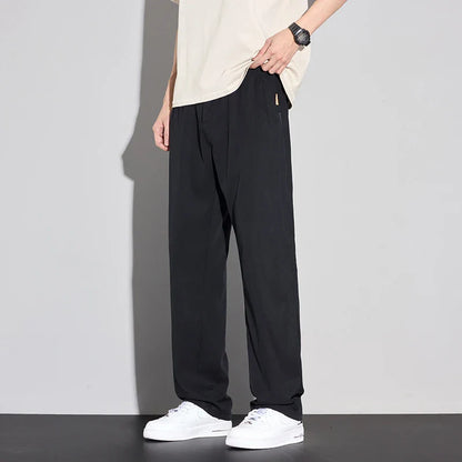 Men's Soft Summer Trousers - Comfortable Breathable Pants