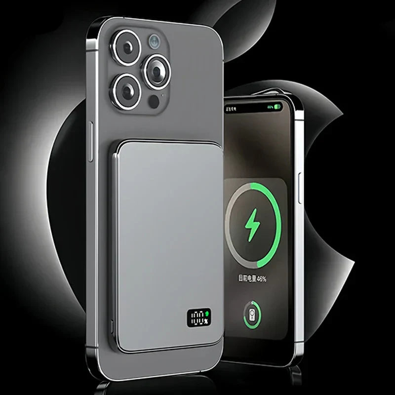 Thin Portable Wireless Charging Power Bank - VogeLuxe