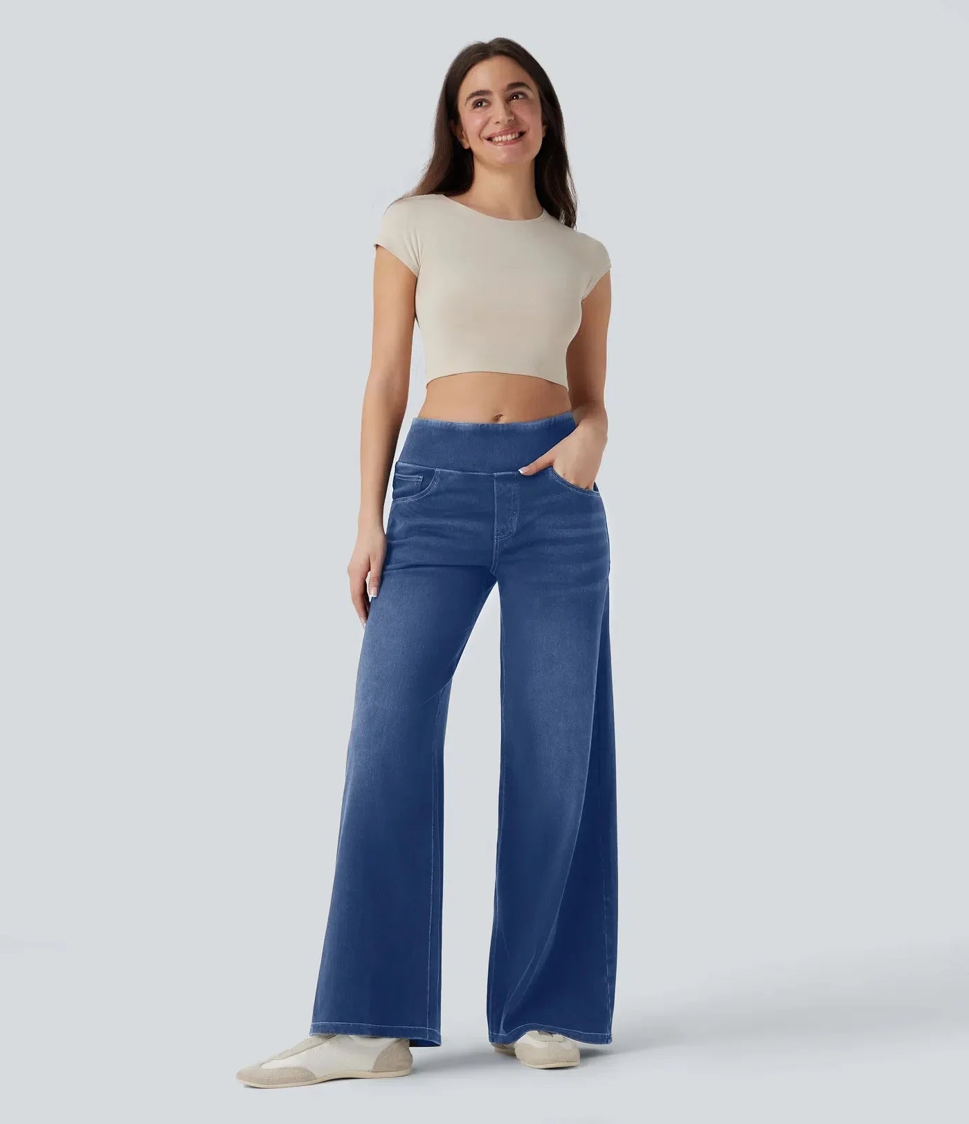 Comfortable High Waist Loose Fit Jeans