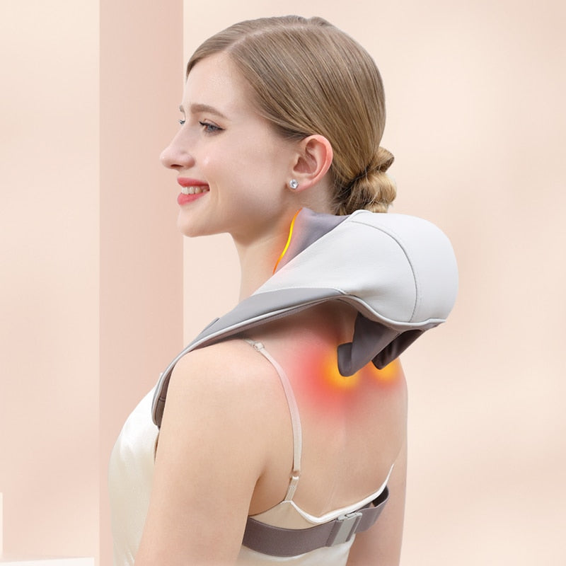 Relaxing Heating Massage Therapy Pillow - VogeLuxe