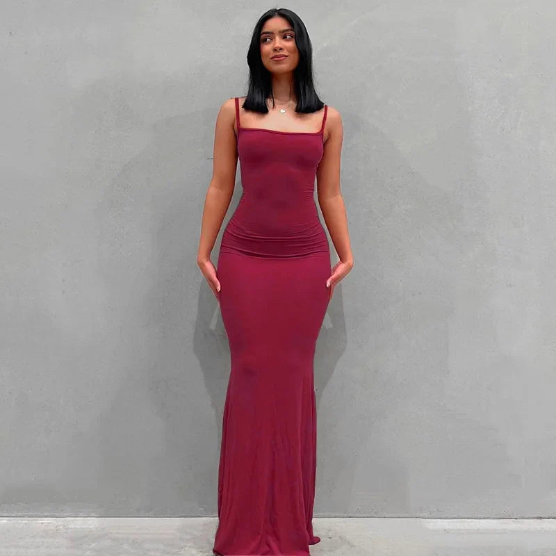 Elegant Strapless Black Floor Length Evening Dress