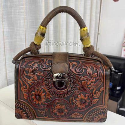Classic Faux Leather Crossbody Bag for Women