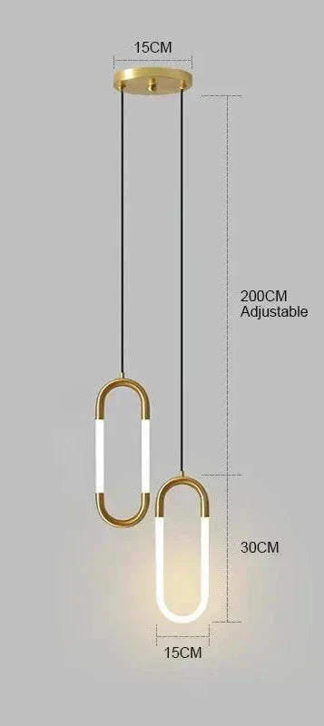 Stylish Hanging Light Fixture Set