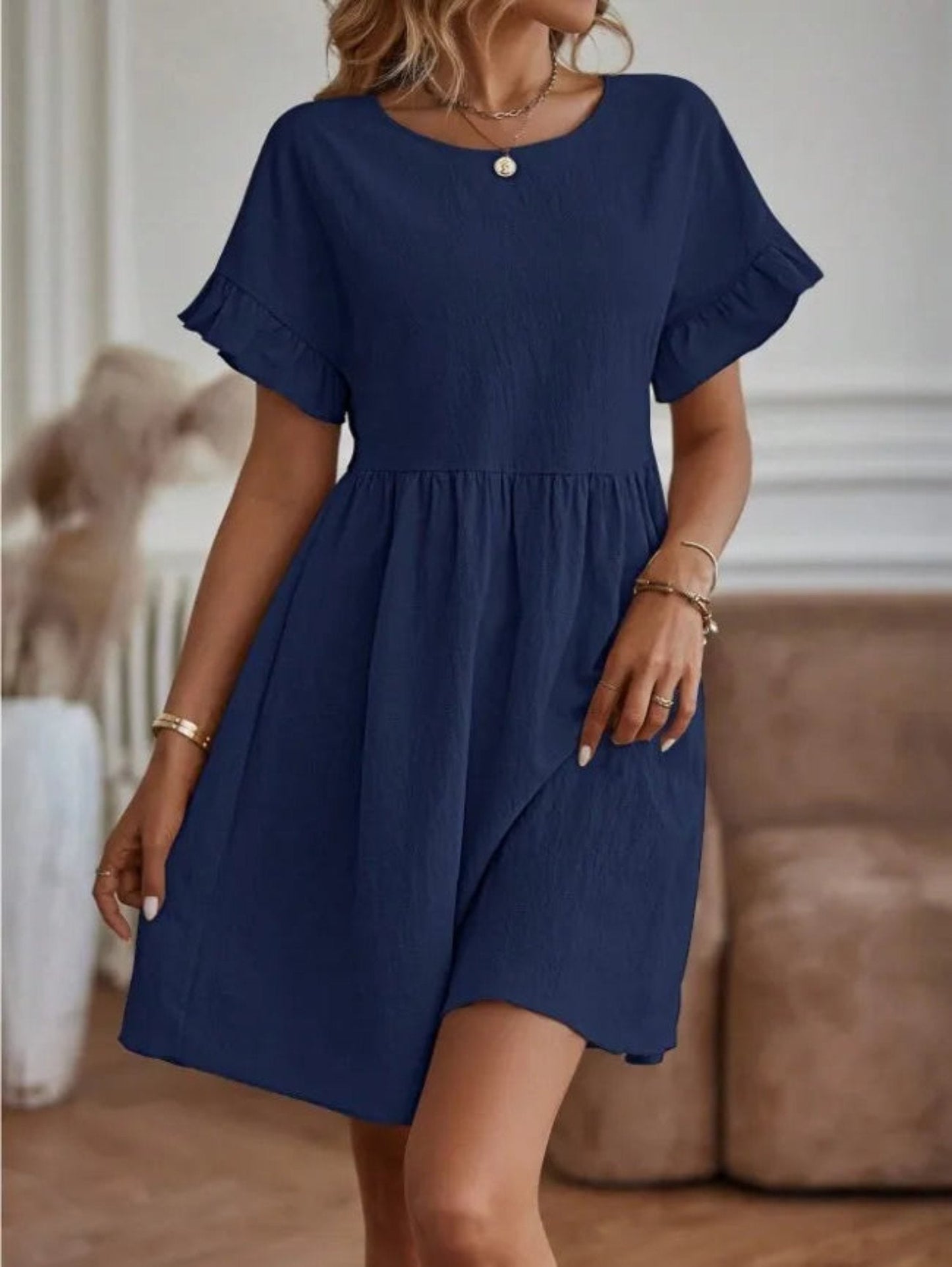 Summer Short Sundress - Lightweight Elegant Dress